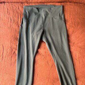 Lululemon Olive Green Leggings Size 14 25" Inseam